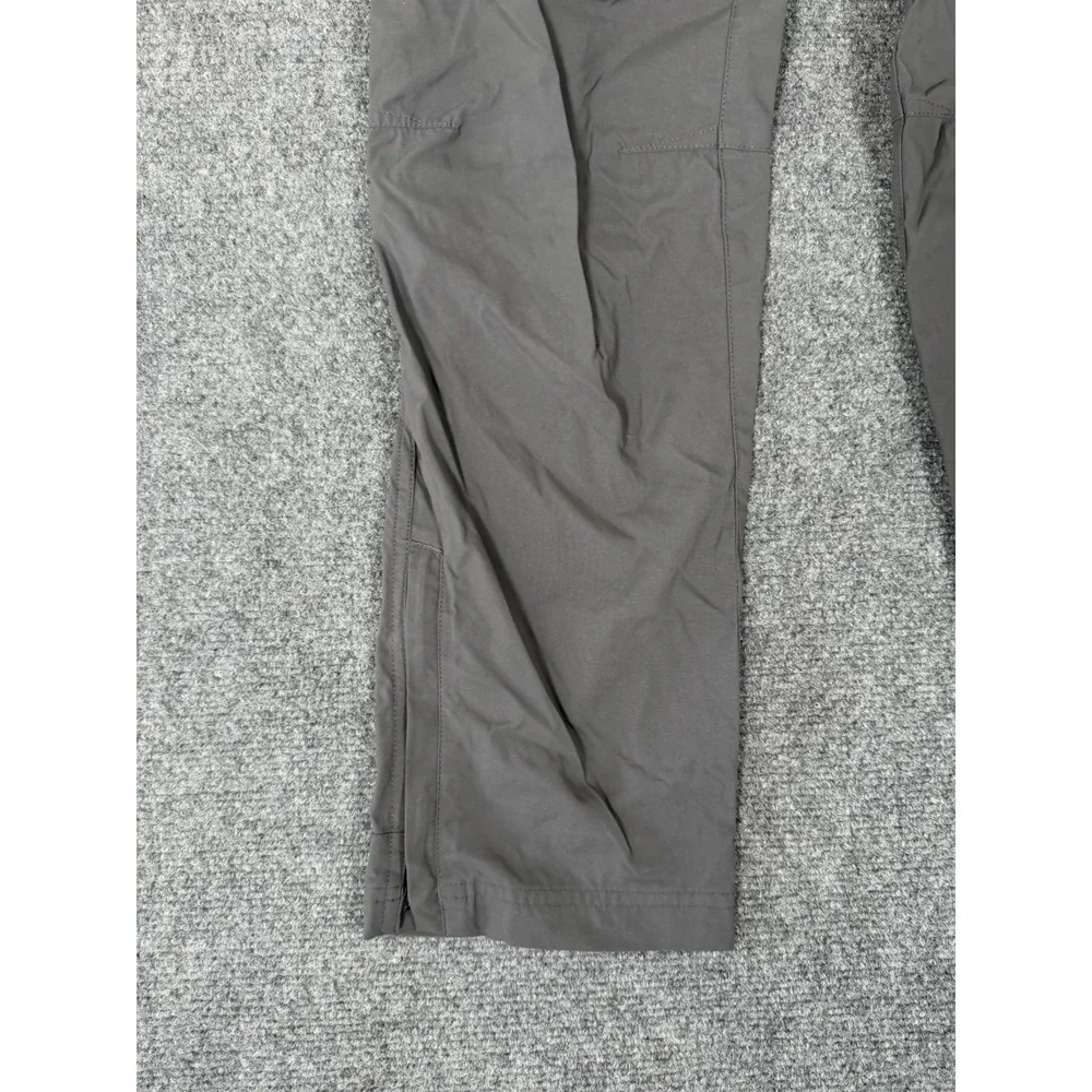 REI Co-op Boys Convertible Cargo Hiking Pants Stretch Outdoor Gray Medium Nylon